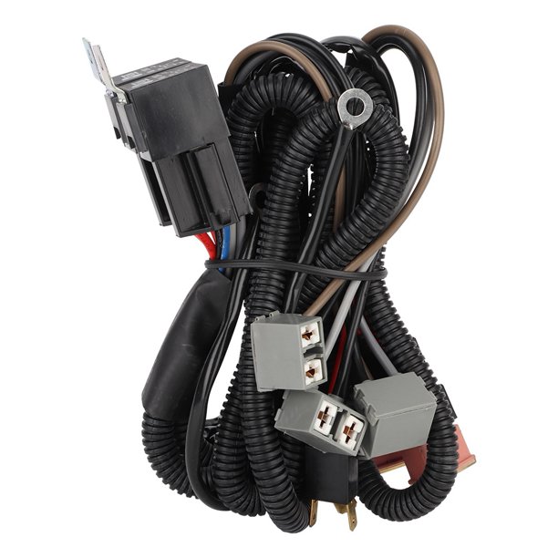 Mgaxyff Car Headlights Modified LED Light Wiring Harness Lighting Boost Kit for H7/H7,Wiring