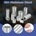 thumbnail image 3 of 8Pcs 304 Stainless Steel Spacer 3/8" OD x 5/16" ID x 5/16" Length(10x8x8mm) Screw Standoff Bushing Plain Finish Unthreaded Round Metal Spacer for M3 Screws Bolts and Rods, Silver, 3 of 6