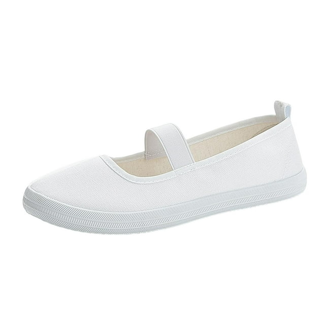Zapatos de Planos de Entrenadores de Mujeres - Deslizamiento Transpirable 37 Zulema zapato de enfermería para mujeres