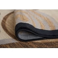 thumbnail image 6 of Festival Contemporary 2.7' x 7' Beige and Brown Polypropylene Indoor Area Rug, 6 of 10