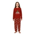 thumbnail image 4 of Family Matching Gnome Christmas Pajama Set, Festive Red with Holiday Gnome Design, 4 of 7