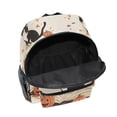 thumbnail image 6 of FORMRS School Backpack with Front Zippered Pocket 12" Elementary Student Travel Daypack, Gray Cartoon Halloween Cat, 6 of 6