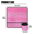 thumbnail image 5 of HELLHERO Pink Hummingbird Mat Sewing Machine Mat Organizer Travelling Storage Sewing Machine Mats for Friend Family Present, Christmas, 5 of 5