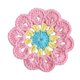 thumbnail image 1 of Protección de la mesa de la montaña de crochet hecha a mano Decoraciones del hogar Decoración de la bosque decorativa de la bebida decorativa para el Azul rosa, 1 of 8