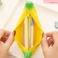 thumbnail image 3 of Novelty Silicone Portable Banana Coin Pencil Case Purse Bag Wallet Pouch Keyring, 3 of 5