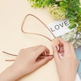 thumbnail image 4 of Genuine Leather Drawstring Strap for Noe Bucket Bag 36.6 Inch Detachable Purse Pull String Strap Replacement DIY Crochet Bag Bunches Pocket Drawstring for Noe BB NM GM Bucket Bag Apricot, 4 of 9