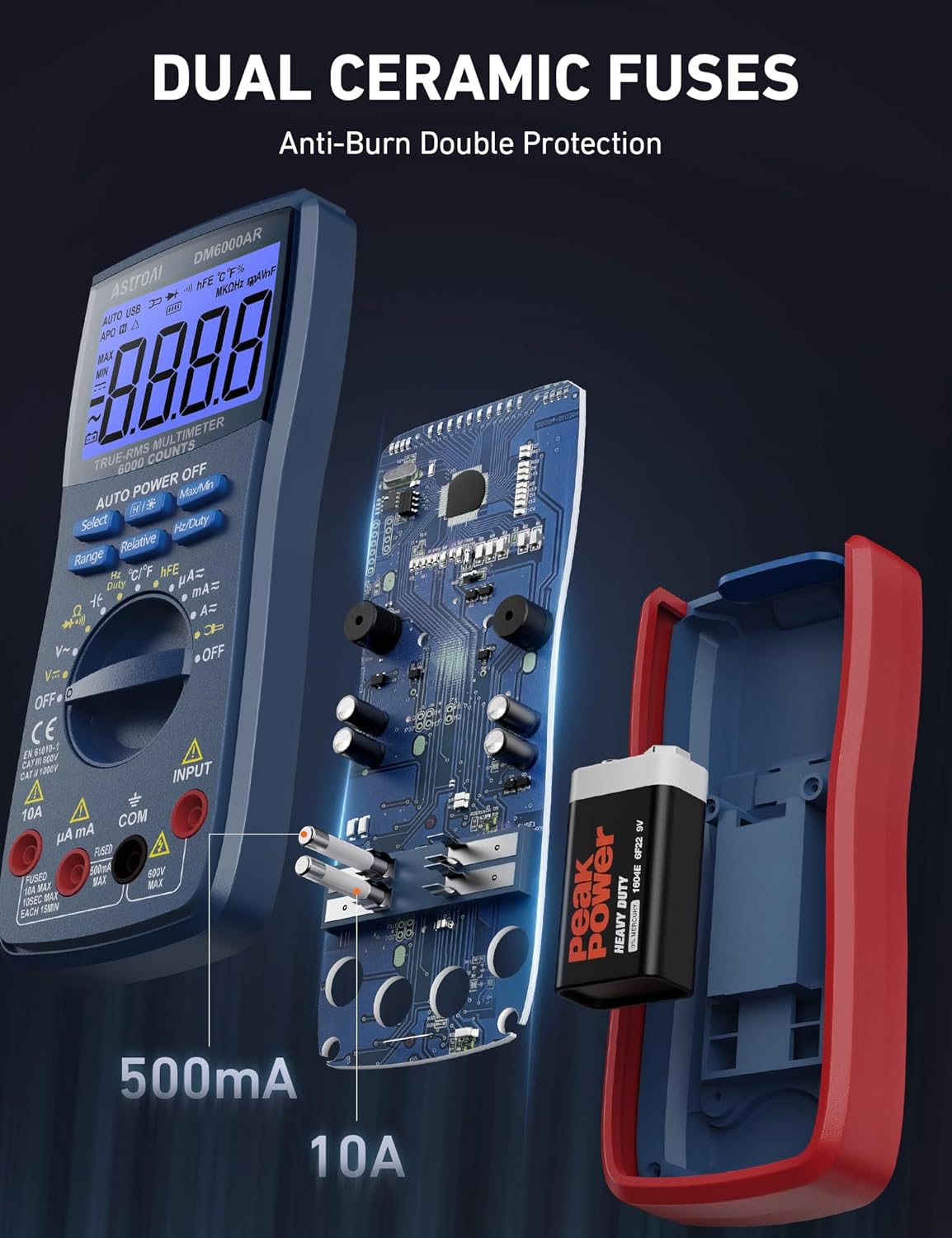 AstroAI Digital Multimeter 6000 Counts TRMS photo 4