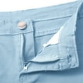 thumbnail image 4 of BLOCLOALO Denim Shorts Casual Shorts Summer 2025 Women's Candy White Denim Shorts Fit Colorful Denim Pants Mid Rise Shorts Cargo Shorts Jean Shorts C 27, 4 of 6