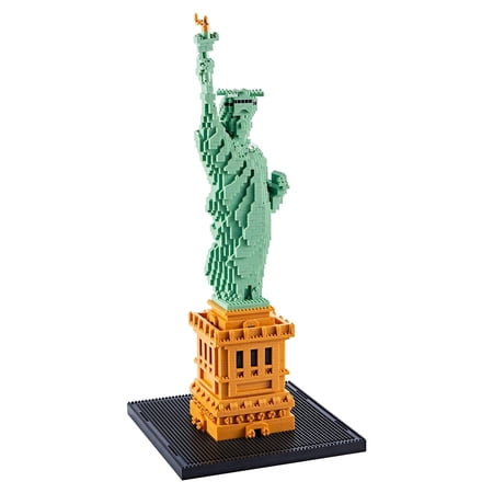 MACTANO New York Landmark Micro Mini Building Block Set Statue of Liberty Kit Toy Gift Multi Color