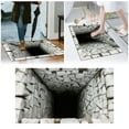 thumbnail image 1 of Front Door Mat Outside Entrance Brick Bottomless Hole Area Rug For Living Room 3D Trap Optical Visual Rugs Playroom Floor Carpet Mat Non Slip, 1 of 6