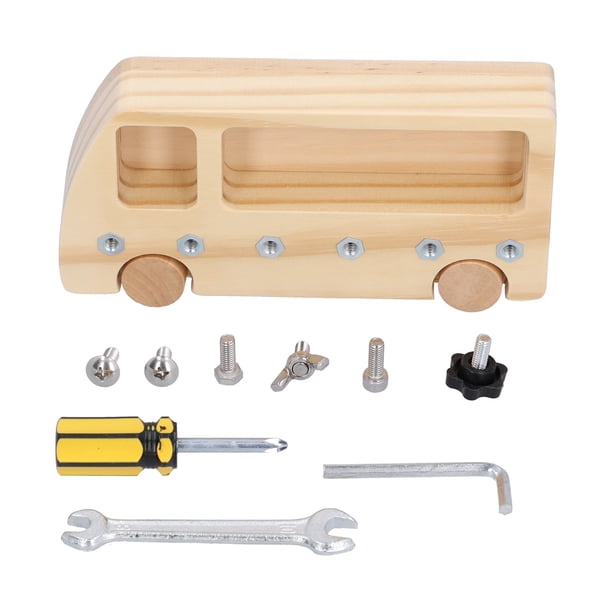 Juguetes de tablero de destornilladores, herramientas reales, llave de superficie lisa, juguetes educativos de aprendizaje, prácticos con llave hexagonal para el aula para la escuela en el hogar Unbranded 2013210133011