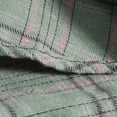 thumbnail image 5 of Rvwovn Men's Plaid Flannel Long Sleeve Shirt Collar Button Front Vintage Casual Fall Layering Top, 5 of 7
