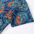 thumbnail image 4 of YIUME Men's Hawaiian Shirt Birds of Paradise Print By Fizah Malik Cotton Button-down Short Sleeve Aloha Shirt, 4 of 8