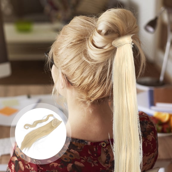 LOLIPPYY High Temperature Fiber Hair Extensions for Women Ponytails 1 Set and Natural-Looking Hairpiece