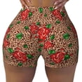 thumbnail image 2 of Fotbe Rose Mix Leopard 1 Shorts Sin Costuras – Shorts Deportivos de Cintura Alta para Mujer, Elásticos para Gimnasio, Yoga, Running o Ciclismo-XX-Large, 2 of 8