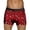 Red, variant on Men's Underwear Mid-Waist Printed Briefs for Everyday Comfort and Valentine- Rose Motif L