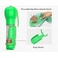 thumbnail image 4 of Botella de agua de viaje para perros, botella de agua portátil para perros, dispensador de platos para bebidas para mascotas, para caminar, viajar, senderismo, cuenco multifuncional para agua y, 4 of 5