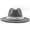 Grey, variant on Baberdicy Hat Women's British Fashion Elegant Jazz Hat Pearl Ring with Top Hat Big Brim Hat Ladies Woolen Hat Bucket Hat Beige