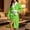 Green, variant on Ynynloco Robes for Women - Plush Fleece Kimono Bathrobe with Sash & Pockets, Full-Length Soft Warm Spa Robe College Dorm Gift