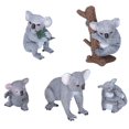 thumbnail image 4 of Koala Figurine, Cute Exquisite Koala Model Toy Decoration Compact Portable Lifelike Birthday Gift  For Holiday Party For Educational Purpose For Model Collector, 4 of 8