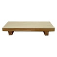 thumbnail image 3 of Soporte de pedestal de madera, bandeja de exhibición de madera para baño interior estilo granja Madera maciza, 3 of 9