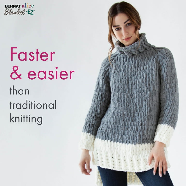 Bernat® Alize Blanket™ #7 Jumbo Polyester Yarn, Hedge Green 6.4oz