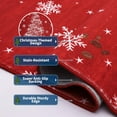 thumbnail image 5 of Memoryfield Christmas Area Rug 4' x 6', Machine Washable Rugs Holiday Christmas Tree Print Throw Carpet, Low Pile Rug Stain-Resistant Xmas Rugs for Bedroom Living Room Dining Room Party, 5 of 9