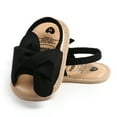 thumbnail image 6 of Infant Baby Girls Summer Sandals with Flower Soft Sole Newborn Toddler First Walker Crib Dress Shoes 0-18Months, 6 of 9