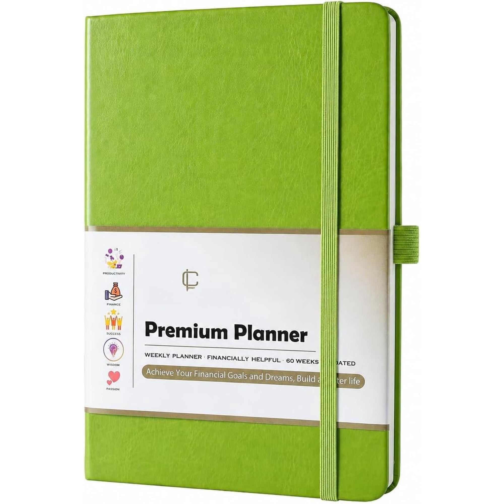 Planner 2025-2027 36 Months Weekly and Monthly Planner with Budget & Goal Setting 8.3 x 5.7 Flexible Cover Daily Organizer with Inner Pocket Bookmarks Pen Holder for School Office -Green