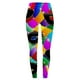 thumbnail image 3 of MKLEKYY Pantalones deportivos para mujer, pantalones deportivos informales con estampado de plumas coloridas y Carnaval para mujer, mallas de moda para Yoga, 3 of 3