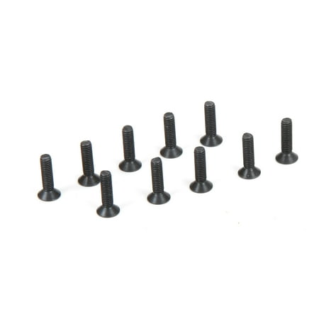 

Team Losi Racing Flat Head Screws M2.5 x 10mm 10 TLR235007 Elec Car/Truck Replacement Parts
