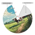 thumbnail image 2 of Rateoe Prairie Pasture Cow Print Christmas Tree Skirt 36" for Xmas Holiday New Year Party Circle Tree Mat Ornaments Decoration, 2 of 7