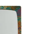 thumbnail image 2 of Ambesonne Geometric Fitted Sheet, Grunge Folk Rainbow, Full Size, Multicolor, 2 of 2