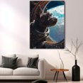 thumbnail image 5 of Cute Space Suit Dog Art Print, Scottish Terrier Dog Poster Decorative Painting, Astronaut Space Dog Canvas Wall Art Living Room Posters Bedroom Painting, 5 of 6