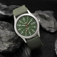 thumbnail image 3 of Reloj de cuarzo para hombre, reloj de pulsera deportivo de acero inoxidable con fecha militar para hombre, reloj de cuarzo, 3 of 5