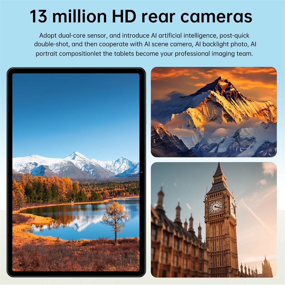 10.1 inch Android 14 Tablets, Quad Core Processor (2+2) 4GB RAM 32GB ROM Tablet, CHYCET 1TB Expandable Tablet PC, 4000mAh Battery, 1280*800 IPS Display, WiFi & Bluetooth Enabled -Pad 7s Pro