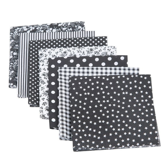 7 Pcs Cotton Fabric, Cotton Fabric By The Yard, Quilting Fabric, Layer Cakes 10 inch Squares for Quilting, Fabric Squares, Fat Quarters Fabric Bundles