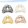 thumbnail image 4 of OUNONA 4Ud Hair Catching Barrette Metal Claw Clips Durable Lightweight Alloy for Casual Hairstyle, 4 of 6