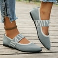 thumbnail image 2 of Shoes for Women,Pretty Ballerinas Balerina Shoes Flat Summer Shoes Girls Comfortable Velvet Shoes Width H Traditional Shoes Elegant Gymnastics Shoes,Walking Shoes(Size:9), 2 of 9