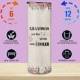 thumbnail image 5 of Grandma Tumbler With Straw and Lid, Stainless Steel Grammy Tumbler Coffee Cup for Nana Birthday Mother''s Day Gifts for Grandma Mimi Gigi, 5 of 6