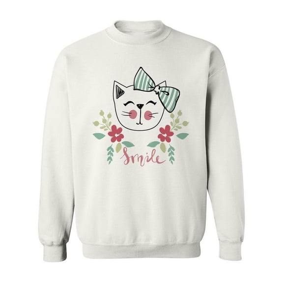 Smile ! Sweatshirt Women -Image by Shutterstock, Female x-Large