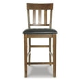 thumbnail image 2 of Signature Design by Ashley Ralene Counter Height Upholstered Barstool, Set of 2, Medium Brown, 2 of 6