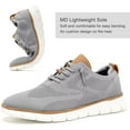 thumbnail image 5 of Men's Casual Dress Shoes Fashion Walking Sneakers Mesh Business Oxfords Work Lightweight Soft Sole, 5 of 14