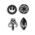 thumbnail image 1 of Juego de alfileres esmaltados con símbolos de Star Wars The Mandalorian x4, 1 of 7