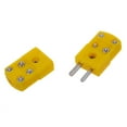 thumbnail image 5 of 4X Yellow Plastic Shell K Type Thermocouple Plug Socket Connector Set, 5 of 5