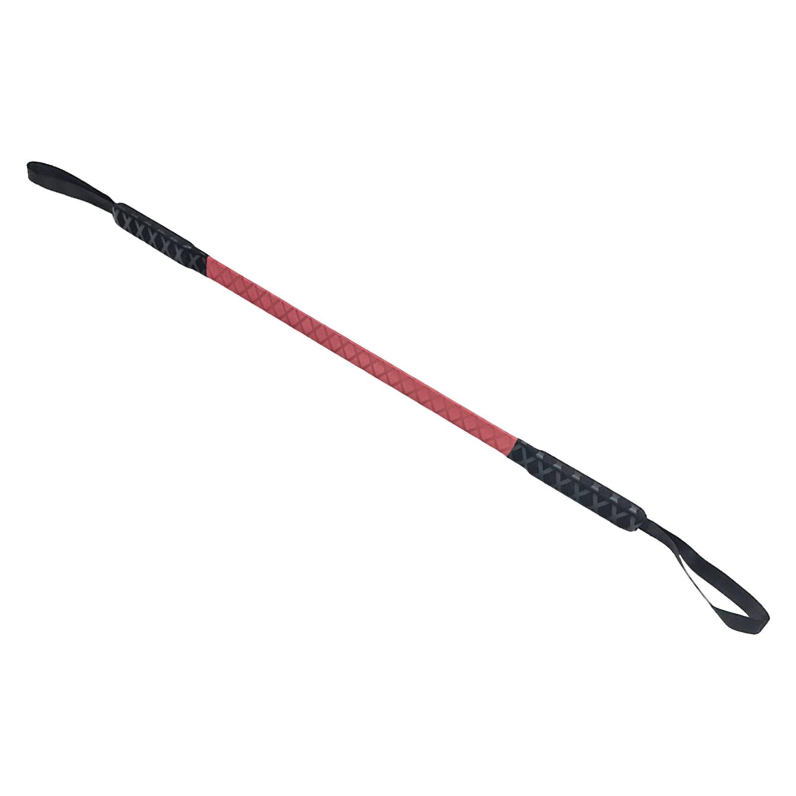 Power Bar Upper Body Exerciser Arm Builder Exercise Strength Training Forearm Strengthener for Women Men Heavy Duty 40kg Red 70cm