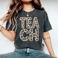 thumbnail image 2 of Comfort Colors® Teacher Leopard Shirt, Teach Love Inspire T-Shirt, Gift for Teachers, Animal Print Teaching Tee, New Teacher Gift, 2 of 6