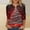A463 Red, variant on Christmas Gnome Shirts for Women Xmas Tree Crew Neck 3/4 Sleeve Tops Holiday Tops for Women Vintage Holiday Top Women
