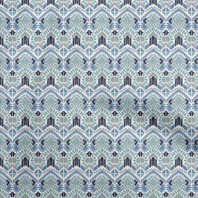 oneOone Polyester Spandex Gray Fabric African Craft Projects Decor Fabric Printed By The Yard 56 Inch Wide