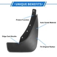 thumbnail image 3 of Guardabarros frontales y traseros únicos compatibles para Volvo XC60 2018-2023, 3 of 6